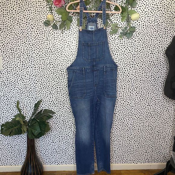 plus size blue jean overalls